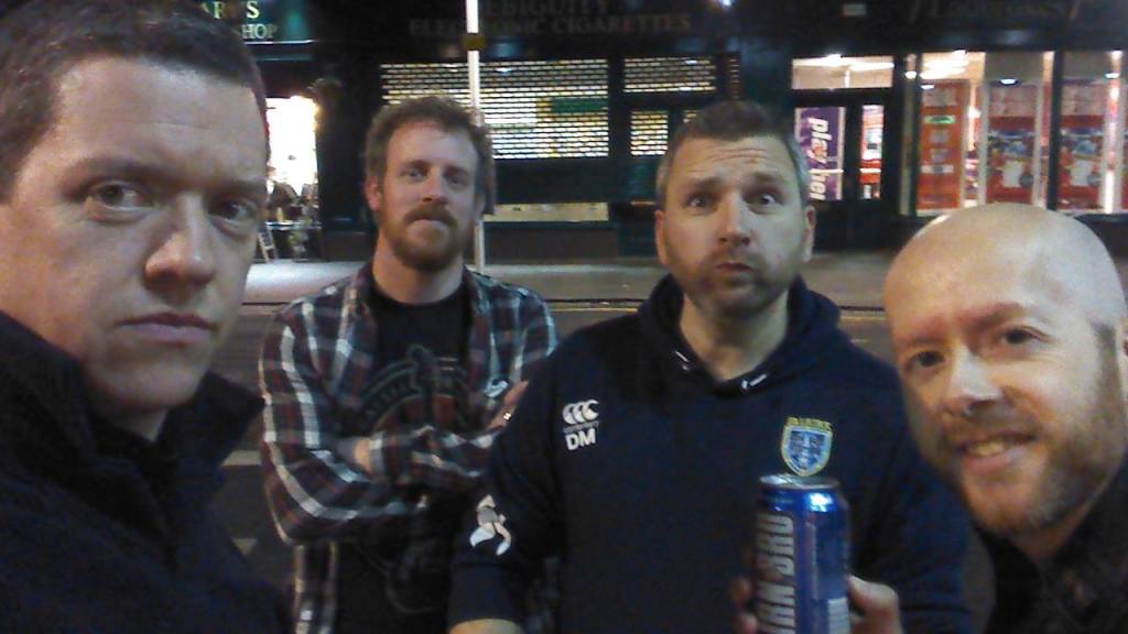 we got some chips for tea and we were ready to go