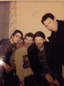 We were a close group although I'm the awkward one.