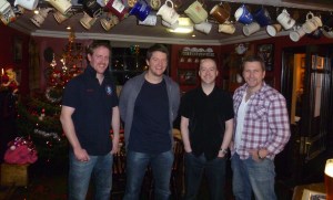 we always look for a recording location with a good pub. Ettrickbridge had the wonderful Cross Keys Inn