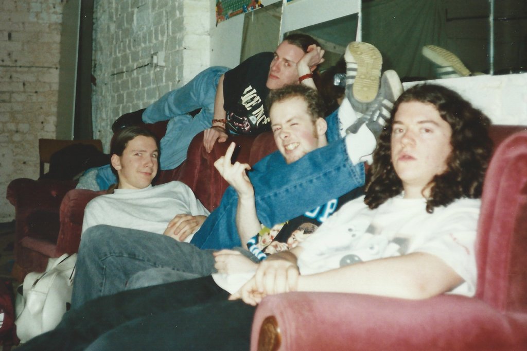 Sofa Guys. The great early days of the band. The time we wrote all of Whapper Stormer