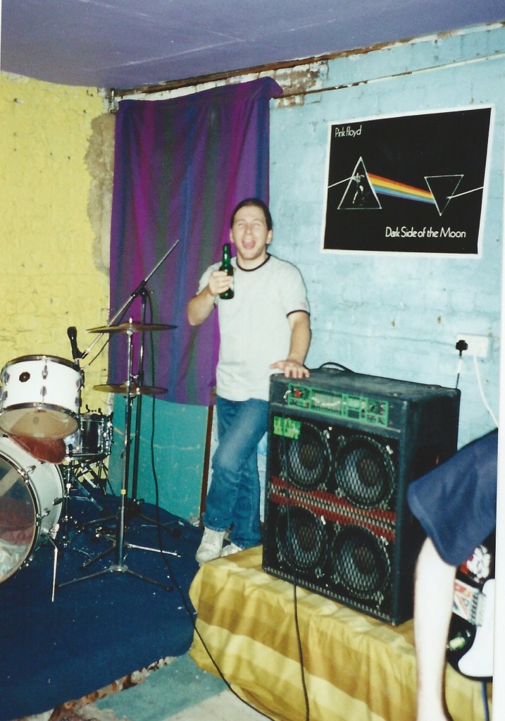 Beer at practise. Yes please! By the time we were recording Coldhome street the practise room had a splash of colour...the last time its had a splash of colour i might add