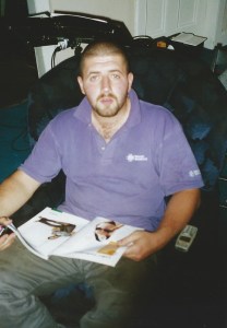 One of the best things about recording at Dereks was our friends popping in for a visit. Rooz says hello and asks for a beer