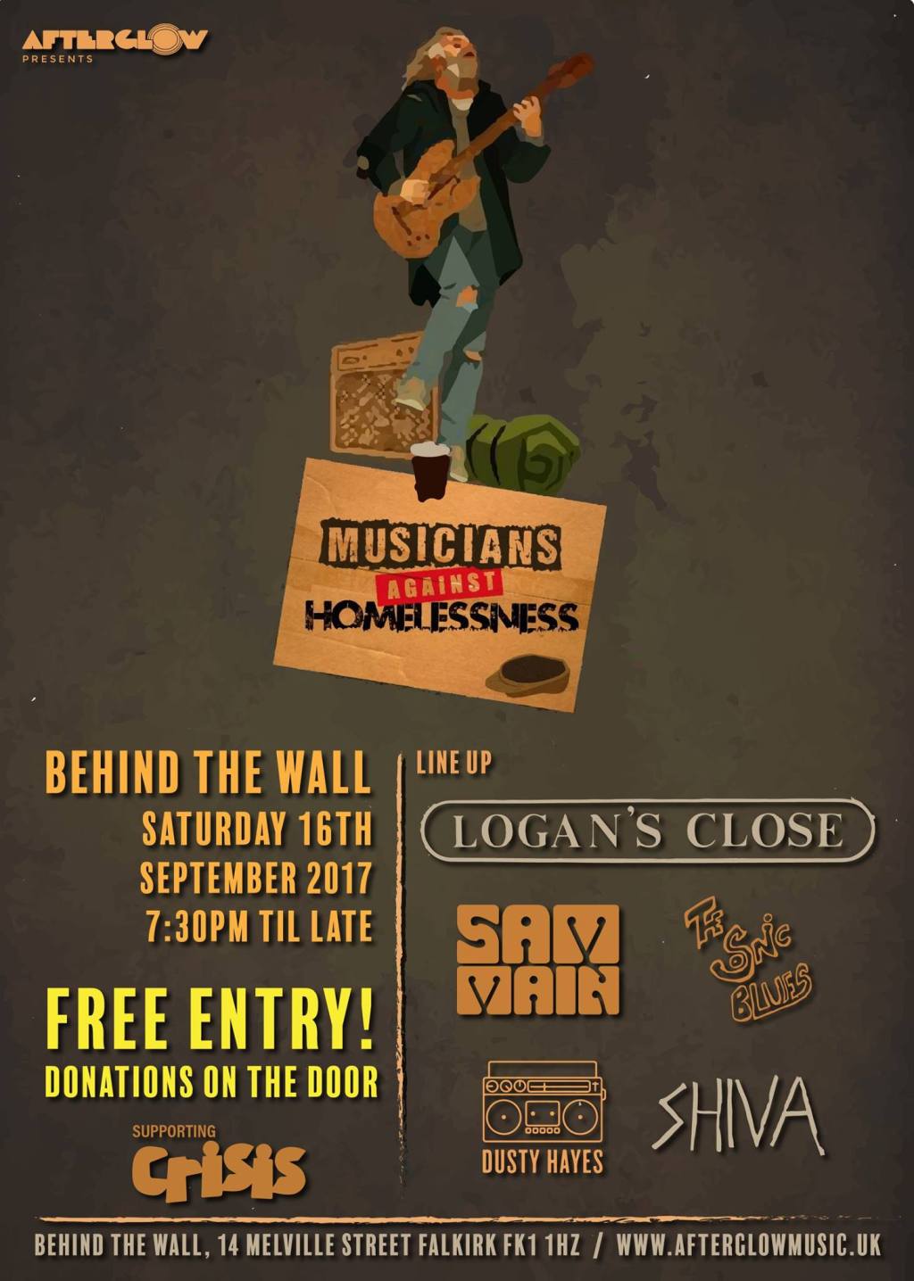 Musicians Against Homelessness.