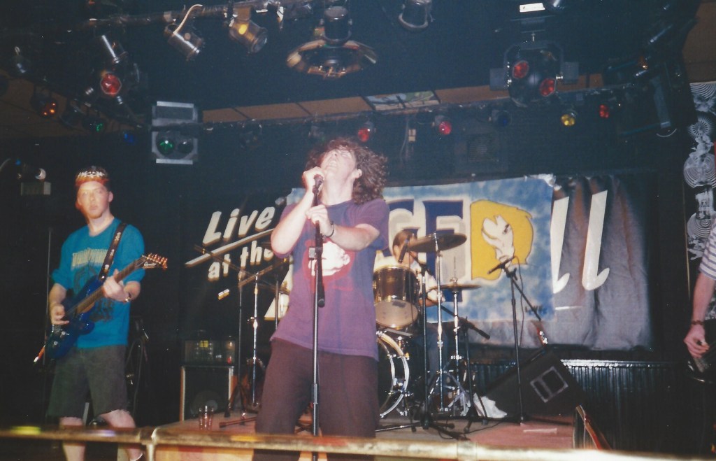 Our First gig. Martell. 17th Aug 1995